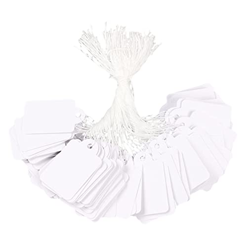 CANIGHT 500 Blatt Handgeschriebene Blanko Hängeetiketten, Blanko Etiketten, Beschreibbare Etiketten Für Schmuck, Hängende Markierungsetiketten, Markierungsetiketten, Etikettenpapier, von CANIGHT