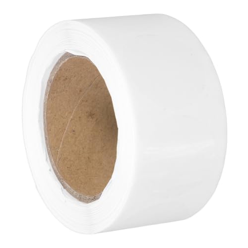 CANIGHT 500Stücke Transparente Selbstklebende Kreisetiketten Runde Aufkleber für Verpackungssiegel Wasserdichte Dichtungen für Umschläge und Versand von CANIGHT