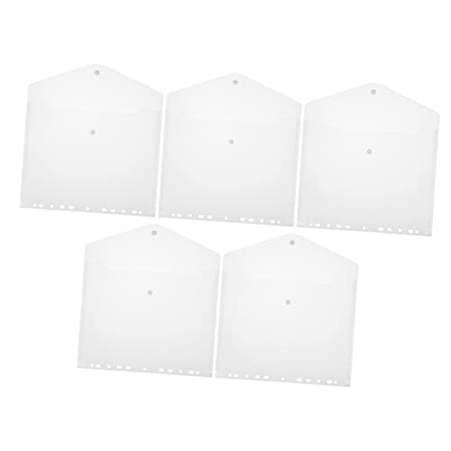 CANIGHT 5Stücke Fotoschutzbeutel Dokumentenmappe aus Transparenter Dateischutz für Fotos und Karten Stabil und Praktisch für Büro und Zuhause von CANIGHT