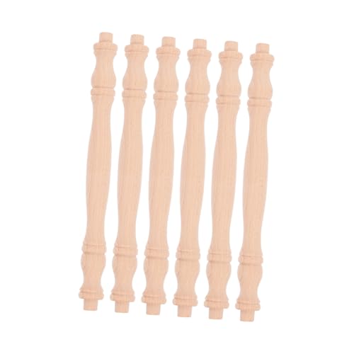 CANIGHT 6 Stück Holzspindeln Zum Basteln, Holzspindeln Für Treppen, Holzspindeln Für Terrassengeländer, Holzspindeln Für Verandageländer, Holzspindeln Zum Basteln, Holzspindeln Zum CANIGHT 6 Stück Holzspindeln Zum Basteln, Holzspindeln Für Treppen, Holzspindeln Für Terrassengeländer, Holzspindeln Für Verandageländer, Holzspindeln Zum Basteln, Holzspindeln Zum von CANIGHT
