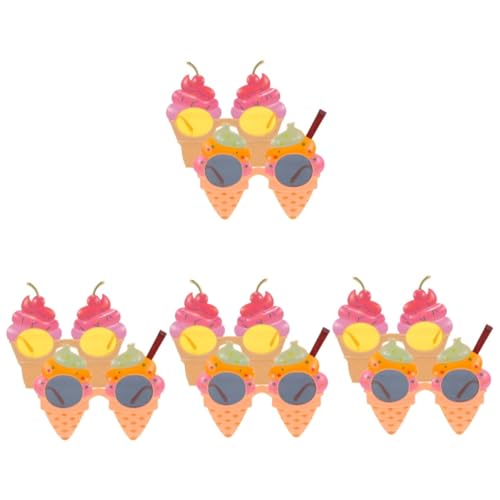 CANIGHT 8 Stck. Hawaiian Party Sonnenbrille mit Eiscreme Lustige Tragbare Dekorationsbrille für Sommerpartys Maskeraden und Festivals für Kreative Fotos und Veranstaltungen CANIGHT 8 Stck. Hawaiian Party Sonnenbrille mit Eiscreme Lustige Tragbare Dekorationsbrille für Sommerpartys Maskeraden und Festivals für Kreative Fotos und Veranstaltungen von CANIGHT