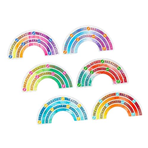 CANIGHT Beruhigende Sensorische Aufkleber 6 Stück Dekorative Aufkleber Für Handyhüllen Bunte Selbstklebende Kunststoffaufkleber Für Das Management CANIGHT Beruhigende Sensorische Aufkleber 6 Stück Dekorative Aufkleber Für Handyhüllen Bunte Selbstklebende Kunststoffaufkleber Für Das Management von CANIGHT
