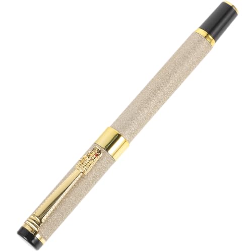 CANIGHT Mattierter Stift Tragbarer Füllfederhalter Für Kalligraphie Wiederverwendbarer Schreibstift Aus Eisen Als Bürostift von CANIGHT