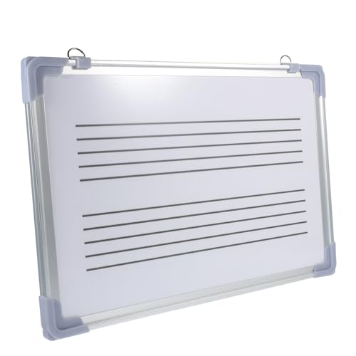 CANIGHT Musiknoten Staffelei Whiteboard Abwischbares Notenlinien Übungsboard Doppelseitiges Lehrboard für Musik mit Robustem Aluminiumrahmen für Musikunterricht Zufällige CANIGHT Musiknoten Staffelei Whiteboard Abwischbares Notenlinien Übungsboard Doppelseitiges Lehrboard für Musik mit Robustem Aluminiumrahmen für Musikunterricht Zufällige von CANIGHT
