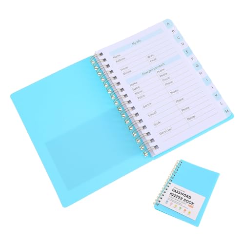 CANIGHT Passwortbuch Passwortmanager Großes Adressbuch Passwort Organizer Adressbuch Mit Alphabetischen Registern Adressbücher Mit Alphabetischen Registern Passwort Notizblock Adressbuch von CANIGHT