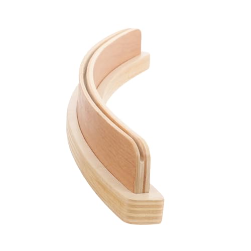 CANIGHT Spielkartenhalter Aus Holz Kartenablage Für Poker Holzsockel Für Karten Kartenständer Mit Gebogenem Design von CANIGHT