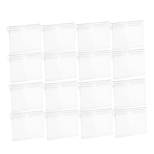 CANIGHT Transparenter Etikettenhalter Für Regale Robustes Pvc-material Wiederverwendbar Für Einzelhandel Und Warenpräsentation Klarer Sichtschutz Für Preislabels von CANIGHT
