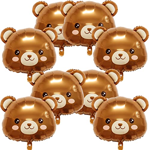 8 Stück Bär Ballon Bauernhof Tier Ballons, niedliche Bär geformt braunen Ballons Folienballons für Tier Geburtstag Party Dschungel Thema Party Dekoration 8 Stück Bär Ballon Bauernhof Tier Ballons, niedliche Bär geformt braunen Ballons Folienballons für Tier Geburtstag Party Dschungel Thema Party Dekoration von CANIPHA