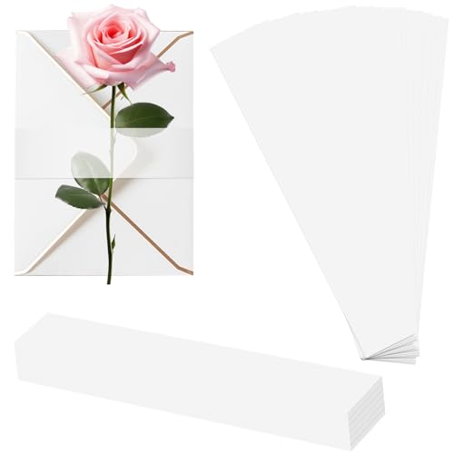 CANIPHA 150 Pcs Kraftband für Hochzeitseinladungen 5x7, Hochzeitseinladung Zubehör Einladung Bauchbinden, papierbändchen für einladungen für Pergamentumschläge Hochzeitseinladungskarten CANIPHA 150 Pcs Kraftband für Hochzeitseinladungen 5x7, Hochzeitseinladung Zubehör Einladung Bauchbinden, papierbändchen für einladungen für Pergamentumschläge Hochzeitseinladungskarten von CANIPHA