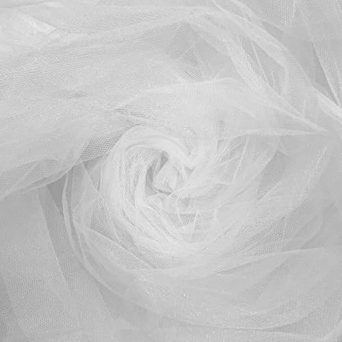 Organza-Stoffdekoration, seidig-weißer, transparenter Tüllstoff, Braut-Tüllstoff, Hintergrunddekor, 183 x 150 cm, transparenter Organza-Stoff zum Drapieren von Vorhängen, Ankleiden, Heimwerken Organza-Stoffdekoration, seidig-weißer, transparenter Tüllstoff, Braut-Tüllstoff, Hintergrunddekor, 183 x 150 cm, transparenter Organza-Stoff zum Drapieren von Vorhängen, Ankleiden, Heimwerken von CANIPHA
