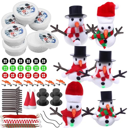 Weihnachtsbasteln, Modelliermasse, DIY-Schneemann-Set, Zubehör, Schneemann-Bastelset, Geschenke, Weihnachtsbastel-Füller für Kinder, Weihnachts-Playdoh für Kinder, Winterferien-Tonbasteln für Jungen Weihnachtsbasteln, Modelliermasse, DIY-Schneemann-Set, Zubehör, Schneemann-Bastelset, Geschenke, Weihnachtsbastel-Füller für Kinder, Weihnachts-Playdoh für Kinder, Winterferien-Tonbasteln für Jungen von CANIPHA