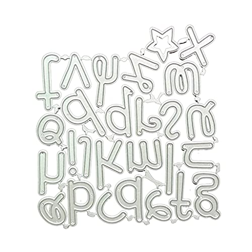 CANNXI Stanzformen für Kartenherstellung, kleine Metall-Stanzformen, 26 Stück, Kombinierende Buchstaben, Prägung, Puzzle, handgefertigt, Scrapbooking, Tagebuch, Album-Dekorationen CANNXI Stanzformen für Kartenherstellung, kleine Metall-Stanzformen, 26 Stück, Kombinierende Buchstaben, Prägung, Puzzle, handgefertigt, Scrapbooking, Tagebuch, Album-Dekorationen von CANNXI