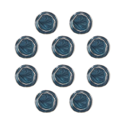 CAPASTEC 10 Stück Knöpfe für Hemd Hose Blazer Jacke Anzug Pullover Manschetten Nähen Stricken Dekoration für Frauen Männer Kunststoff Rund 18mm Marineblau CAPASTEC 10 Stück Knöpfe für Hemd Hose Blazer Jacke Anzug Pullover Manschetten Nähen Stricken Dekoration für Frauen Männer Kunststoff Rund 18mm Marineblau von CAPASTEC