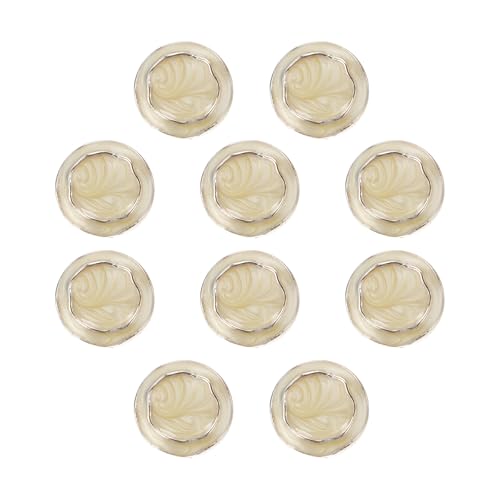 CAPASTEC 10 Stück Knöpfe für Hemd Hose Blazer Jacke Anzug Pullover Manschetten Nähen Stricken Dekoration für Frauen Männer Kunststoff Rund 25mm Beige CAPASTEC 10 Stück Knöpfe für Hemd Hose Blazer Jacke Anzug Pullover Manschetten Nähen Stricken Dekoration für Frauen Männer Kunststoff Rund 25mm Beige von CAPASTEC