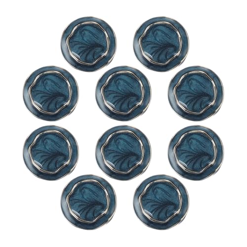 CAPASTEC 10 Stück Knöpfe für Hemd Hose Blazer Jacke Anzug Pullover Manschetten Nähen Stricken Dekoration für Frauen Männer Kunststoff Rund 25mm Marineblau CAPASTEC 10 Stück Knöpfe für Hemd Hose Blazer Jacke Anzug Pullover Manschetten Nähen Stricken Dekoration für Frauen Männer Kunststoff Rund 25mm Marineblau von CAPASTEC