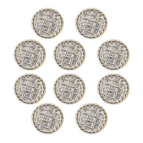 CAPASTEC 10 Stück Knöpfe für Hemd Hose Blazer Jacke Anzug Pullover Manschetten Nähen Stricken Dekoration für Frauen Männer Kunststoffharz Rund 25mm Goldton CAPASTEC 10 Stück Knöpfe für Hemd Hose Blazer Jacke Anzug Pullover Manschetten Nähen Stricken Dekoration für Frauen Männer Kunststoffharz Rund 25mm Goldton von CAPASTEC