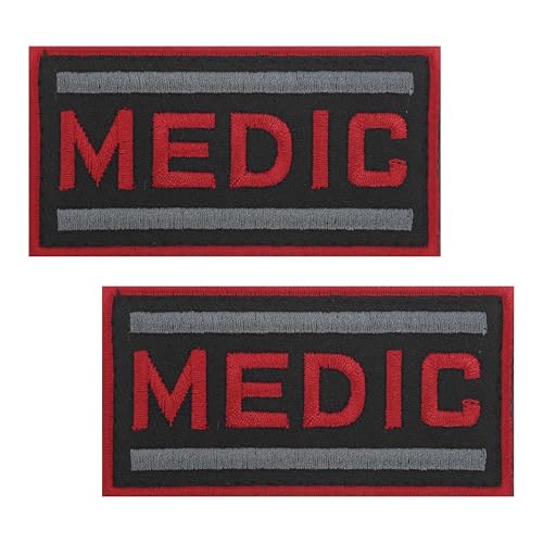CAPASTEC 2 Stk Stickerei Patches, Besticktes Abzeichen, Klettband Für Mützen Taschen Westen Jacken Rucksäcke Uniformen, Schwarz CAPASTEC 2 Stk Stickerei Patches, Besticktes Abzeichen, Klettband Für Mützen Taschen Westen Jacken Rucksäcke Uniformen, Schwarz von CAPASTEC