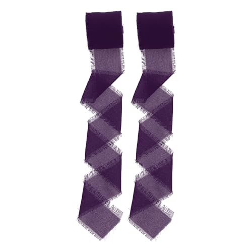CAPASTEC 2 Stk. Geschenkband, Band für Basteln, Geschenkband, Dekoratives Polyesterband, Band für Geschenkverpackung, Lila CAPASTEC 2 Stk. Geschenkband, Band für Basteln, Geschenkband, Dekoratives Polyesterband, Band für Geschenkverpackung, Lila von CAPASTEC