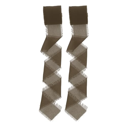 CAPASTEC 2 Stk. Geschenkband, Band für Basteln, Geschenkband zum Verpacken, Dekoratives Polyesterband, Band zum Geschenke Verpacken, Dunkelbraun CAPASTEC 2 Stk. Geschenkband, Band für Basteln, Geschenkband zum Verpacken, Dekoratives Polyesterband, Band zum Geschenke Verpacken, Dunkelbraun von CAPASTEC