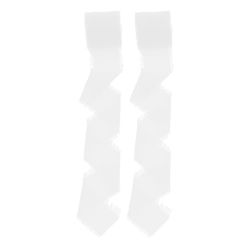 CAPASTEC 2 Stück Geschenkband, Band für Basteln, Geschenkband, Dekoratives Polyesterband, Band für Geschenkverpackung, Weiß CAPASTEC 2 Stück Geschenkband, Band für Basteln, Geschenkband, Dekoratives Polyesterband, Band für Geschenkverpackung, Weiß von CAPASTEC