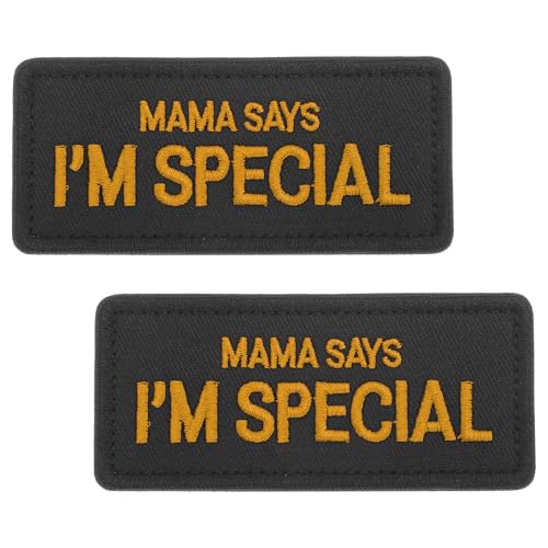 CAPASTEC 2 Stück Stickpatches, Besticktes Abzeichen, Klettverschlüsse Für Mützen Taschen Westen Jacken Rucksäcke Uniformen, Orange CAPASTEC 2 Stück Stickpatches, Besticktes Abzeichen, Klettverschlüsse Für Mützen Taschen Westen Jacken Rucksäcke Uniformen, Orange von CAPASTEC