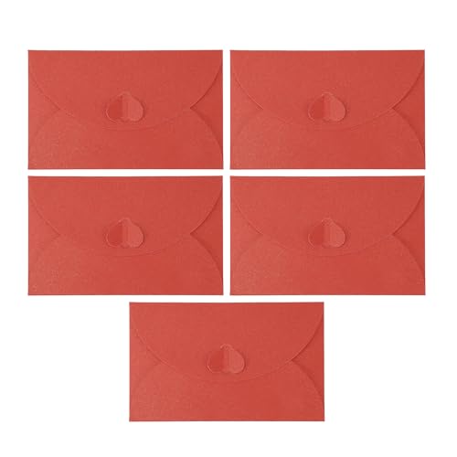 CAPASTEC 5 Stück Umschläge, Einladungsumschläge für Grußkarten Hochzeit Geburtstagseinladungen, 17,5x11cm, Lila Rot CAPASTEC 5 Stück Umschläge, Einladungsumschläge für Grußkarten Hochzeit Geburtstagseinladungen, 17,5x11cm, Lila Rot von CAPASTEC