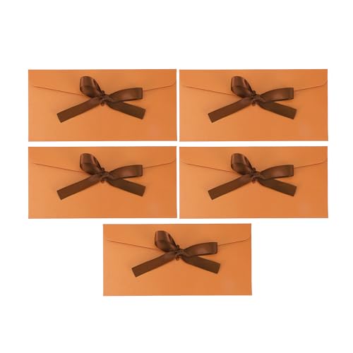 CAPASTEC 5 Stück Umschläge, Einladungsumschläge für Grußkarten Hochzeit Geburtstagseinladungen, 22x11cm, Bronze Ton CAPASTEC 5 Stück Umschläge, Einladungsumschläge für Grußkarten Hochzeit Geburtstagseinladungen, 22x11cm, Bronze Ton von CAPASTEC