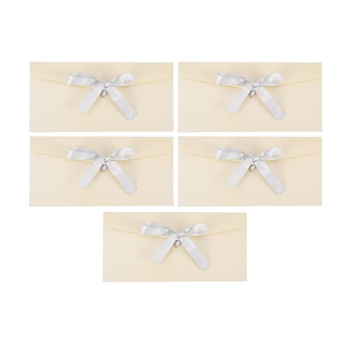 CAPASTEC 5 Stück Umschläge, Einladungsumschläge für Grußkarten Hochzeit Geburtstagseinladungen, 22x11cm, Hell Silber Weiß CAPASTEC 5 Stück Umschläge, Einladungsumschläge für Grußkarten Hochzeit Geburtstagseinladungen, 22x11cm, Hell Silber Weiß von CAPASTEC
