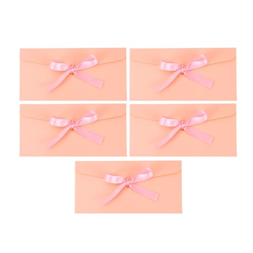 CAPASTEC 5 Stück Umschläge, Einladungsumschläge für Grußkarten Hochzeit Geburtstagseinladungen, 22x11cm, Pink CAPASTEC 5 Stück Umschläge, Einladungsumschläge für Grußkarten Hochzeit Geburtstagseinladungen, 22x11cm, Pink von CAPASTEC