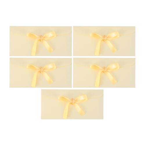 CAPASTEC 5 Stück Umschläge, Einladungsumschläge für Grußkarten Hochzeit Geburtstagseinladungen, 22x11cm, Weiß Goldton CAPASTEC 5 Stück Umschläge, Einladungsumschläge für Grußkarten Hochzeit Geburtstagseinladungen, 22x11cm, Weiß Goldton von CAPASTEC