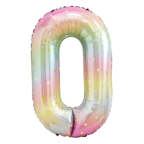 CAPASTEC Bunte Ballon 40 Zoll Zahl 0 Folienballon Sternenhimmel Verlauf Ballon Für Junge Geburtstagsparty Deko Jubiläumsparty CAPASTEC Bunte Ballon 40 Zoll Zahl 0 Folienballon Sternenhimmel Verlauf Ballon Für Junge Geburtstagsparty Deko Jubiläumsparty von CAPASTEC