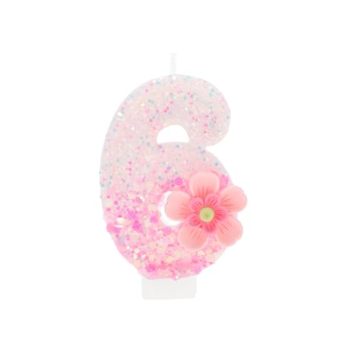 CAPASTEC Geburtstagskerzen Nummer 6, Blumen-Geburtstagskerzen, Tortenaufsatz Dekoration Kuchendekoration, Geburtstagskerzen für Geburtstagsdekoration, Pink CAPASTEC Geburtstagskerzen Nummer 6, Blumen-Geburtstagskerzen, Tortenaufsatz Dekoration Kuchendekoration, Geburtstagskerzen für Geburtstagsdekoration, Pink von CAPASTEC