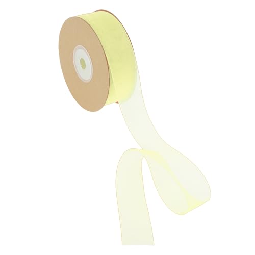 CAPASTEC Geschenkband, 22,86m x 2,5cm Nylonband, Geschenkbänder, Breites Hochzeitsdekoband, Beige CAPASTEC Geschenkband, 22,86m x 2,5cm Nylonband, Geschenkbänder, Breites Hochzeitsdekoband, Beige von CAPASTEC