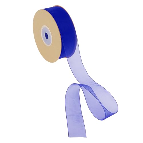 CAPASTEC Geschenkband, 22,86m x 2,5cm Nylonband, Geschenkbänder, Breites Hochzeitsdekoband, Blau CAPASTEC Geschenkband, 22,86m x 2,5cm Nylonband, Geschenkbänder, Breites Hochzeitsdekoband, Blau von CAPASTEC