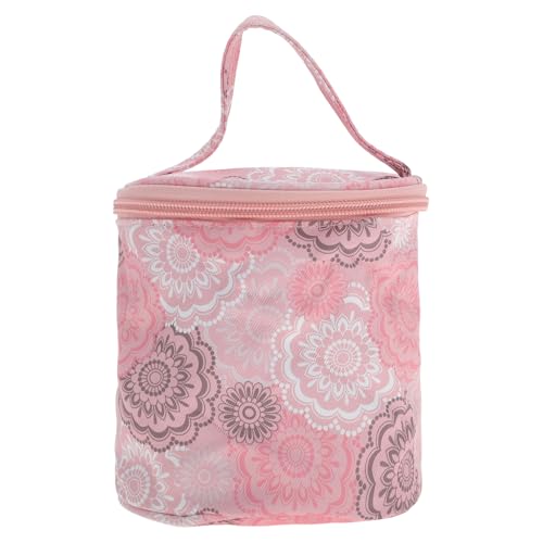 CAPASTEC Kleiner Garnbeutel, Stricktaschen, Garn-Aufbewahrungsorganisator, Häkeltasche, Mini-Garn-Trommelkoffer zur Aufbewahrung von Strick- und Häkelbedarf, Pink CAPASTEC Kleiner Garnbeutel, Stricktaschen, Garn-Aufbewahrungsorganisator, Häkeltasche, Mini-Garn-Trommelkoffer zur Aufbewahrung von Strick- und Häkelbedarf, Pink von CAPASTEC