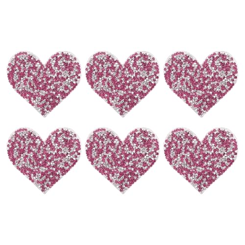 CAPASTEC Packung Mit 6 Herzförmigen Patches Herzpatches Zum Aufnähen Dunkelviolett Glitzernde Rhinestone Patches Aufbügeln Glitzerpatches Hüte Kleidung Jacken Hosen Dekoration Reparatur CAPASTEC Packung Mit 6 Herzförmigen Patches Herzpatches Zum Aufnähen Dunkelviolett Glitzernde Rhinestone Patches Aufbügeln Glitzerpatches Hüte Kleidung Jacken Hosen Dekoration Reparatur von CAPASTEC