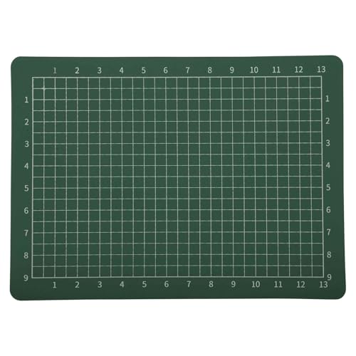 CAPASTEC Selbstheilende Schneidematte, 15x11cm (A6) Einseitige Bastelplatte, Nähtischauflage, Schneidematte für Nähen Basteln Hobby Stoff Scrapbooking, Grün von CAPASTEC