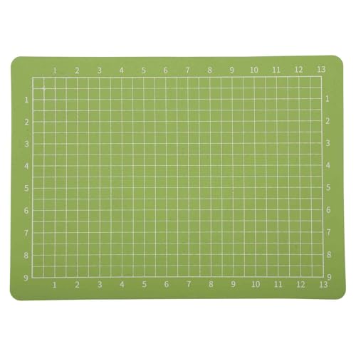 CAPASTEC Selbstheilende Schneidematte, 15x11cm (A6) Einseitige Bastelplatte, Nähtischunterlage, Schneidematte für Nähen Basteln Stoff Scrapbooking, Matcha Grün von CAPASTEC