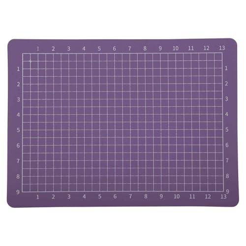 CAPASTEC Selbstheilende Schneidematte 15x11cm (A6) Einseitige Bastelplatte Nähmatte Schneidematte Für Nähbasteln Stoff Scrapbooking Lila von CAPASTEC