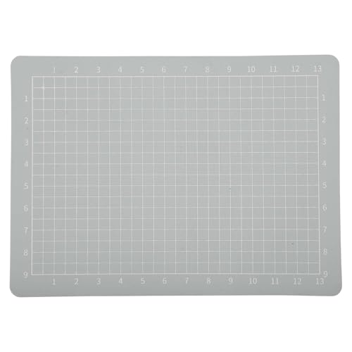 CAPASTEC Selbstheilende Schneidematte 15x11cm (A6) Einseitige Bastelplatte Nähmatte Schneidematte für Nähbasteln Stoff Scrapbooking Grau von CAPASTEC
