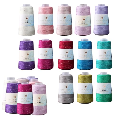 CAPASTEC Stricken Häkelgarn, 7 Stränge 50g Weiches Garn für Häkeln Stricken Handwerksprojekt, 60% Baumwolle 30% Milchseide 10% Gelb Grün CAPASTEC Stricken Häkelgarn, 7 Stränge 50g Weiches Garn für Häkeln Stricken Handwerksprojekt, 60% Baumwolle 30% Milchseide 10% Gelb Grün von CAPASTEC