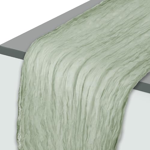 CAPASTEC Tischläufer für Partydekoration 157,48" L x 35,43" W, Tischdecke für Wohnzimmer, Esszimmer, Balkon, Garten Grün CAPASTEC Tischläufer für Partydekoration 157,48" L x 35,43" W, Tischdecke für Wohnzimmer, Esszimmer, Balkon, Garten Grün von CAPASTEC