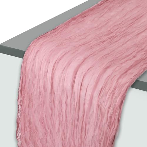 CAPASTEC Tischläufer für Partydekoration 400x90cm,Tischdecke für Wohnzimmer, Esszimmer, Balkon, Garten Pink CAPASTEC Tischläufer für Partydekoration 400x90cm,Tischdecke für Wohnzimmer, Esszimmer, Balkon, Garten Pink von CAPASTEC