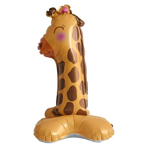 CAPASTEC Zahl Luftballons Stehende Tierdruck Zahl Luftballon Zahl 1 Folien Zahl Luftballons Deko Für Party Bunt 1 Stk CAPASTEC Zahl Luftballons Stehende Tierdruck Zahl Luftballon Zahl 1 Folien Zahl Luftballons Deko Für Party Bunt 1 Stk von CAPASTEC