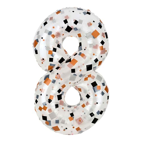 CAPASTEC Zahlenballons Fragmentierter Druck Transparenter Zahlenballon Zahl 8 40 Zoll Folien Zahlenballons Deko Für Party Bunt 1 Stk CAPASTEC Zahlenballons Fragmentierter Druck Transparenter Zahlenballon Zahl 8 40 Zoll Folien Zahlenballons Deko Für Party Bunt 1 Stk von CAPASTEC