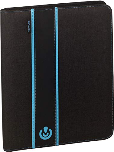Carchivo - Dokumententasche Serie Venture mit Reißverschluss A4 schwarz mit blauen Details Carchivo - Dokumententasche Serie Venture mit Reißverschluss A4 schwarz mit blauen Details von CARCHIVO IDEAS PRACTICAS