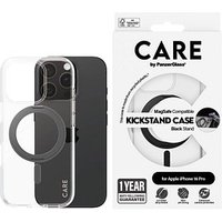 CARE by PanzerGlass® KICKSTAND Handy-Cover für Apple iPhone 16 Pro schwarz von CARE by PanzerGlass®