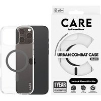 CARE by PanzerGlass® URBAN COMBAT Handy-Cover für Apple iPhone 16 Pro Max schwarz von CARE by PanzerGlass®