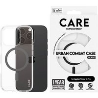 CARE by PanzerGlass® URBAN COMBAT Handy-Cover für Apple iPhone 16 Pro schwarz von CARE by PanzerGlass®