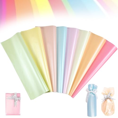 CAREDGO Seidenpapier Verpackung Bunt, 160 Blatt Blumenstrauß Papier Geschenkpapier Verpackungsmaterial Papier Blumen 30cm * 21cm Einpackpapier Blumenpapier Set für Geschenk, 20 Blatt jeder Farbe CAREDGO Seidenpapier Verpackung Bunt, 160 Blatt Blumenstrauß Papier Geschenkpapier Verpackungsmaterial Papier Blumen 30cm * 21cm Einpackpapier Blumenpapier Set für Geschenk, 20 Blatt jeder Farbe von CAREDGO